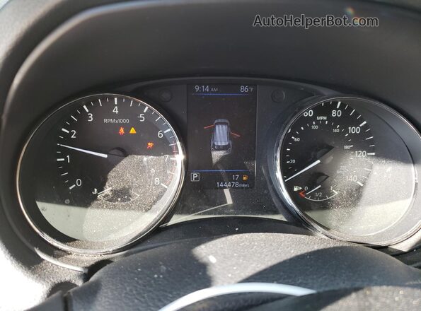 KNMAT2MT8LP526657 2020 NISSAN ROGUE Silver Սարքավորումների վահանակի տեսք