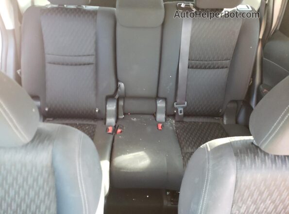 KNMAT2MT8LP526657 2020 NISSAN ROGUE Silver Հետևի նստատեղերի տեսք