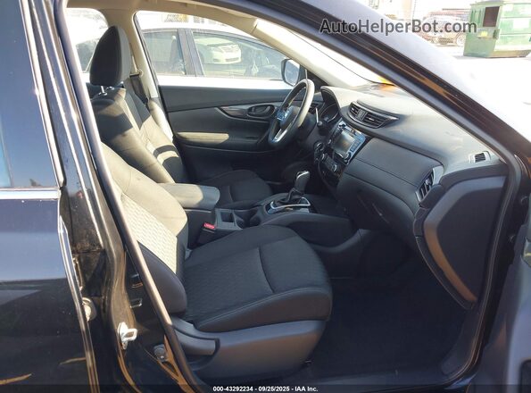 KNMAT2MV5LP507145 2020 NISSAN ROGUE Black Widok wnętrza z przodu
