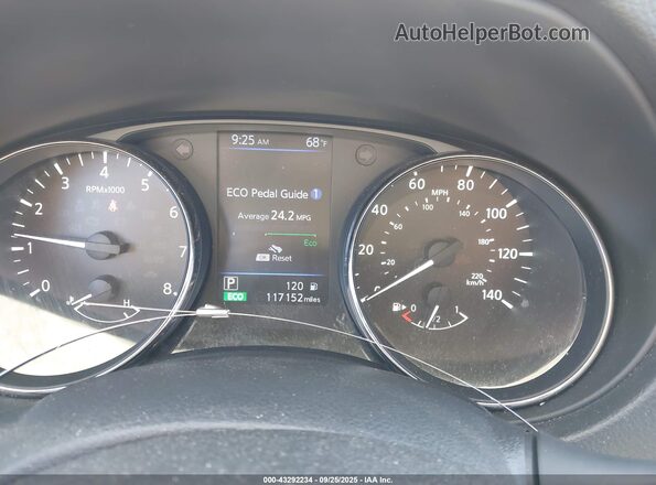 KNMAT2MV5LP507145 2020 NISSAN ROGUE Black Widok tylnych siedzeń