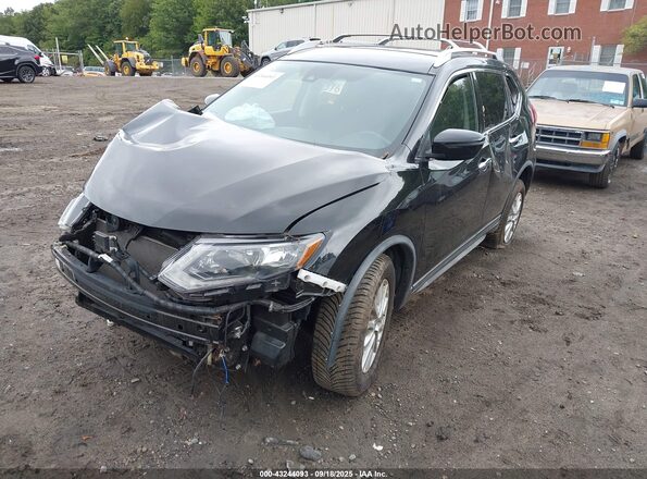KNMAT2MV9LP539547 2020 NISSAN ROGUE Black წინა მარცხენა ხედი სამი მეოთხედიდან