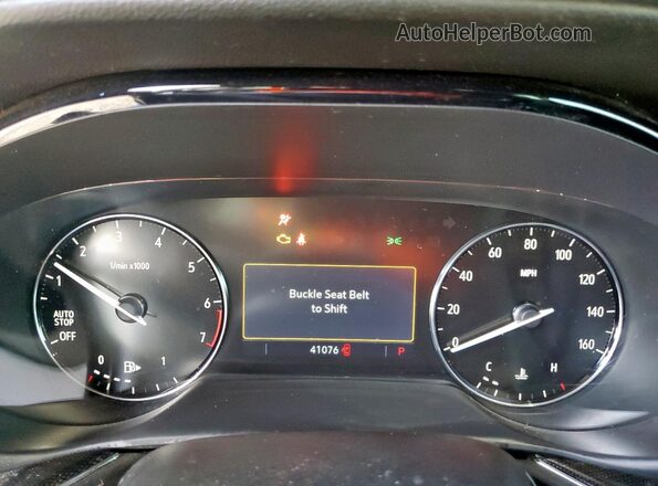 LRBAZLR45MD191431 2021 BUICK ENVISION White Instrument cluster view