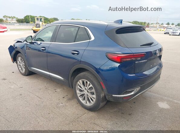 LRBAZLR4XND050078 2022 BUICK ENVISION Blue Задня ліва чверть