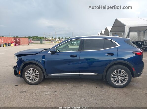 LRBAZLR4XND050078 2022 BUICK ENVISION Blue 
