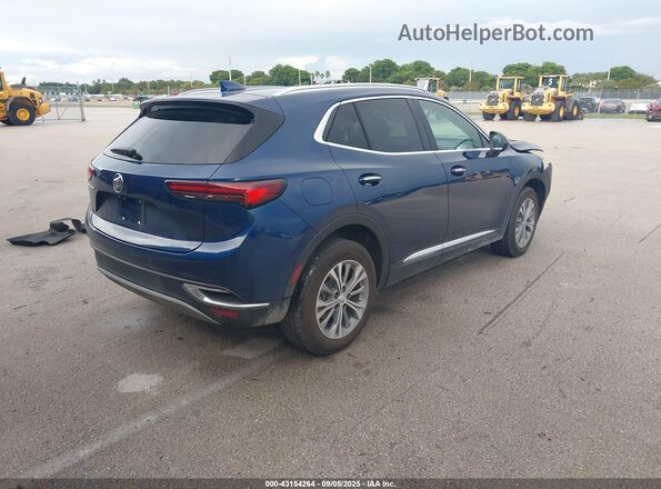 LRBAZLR4XND050078 2022 BUICK ENVISION Blue Задня права чверть