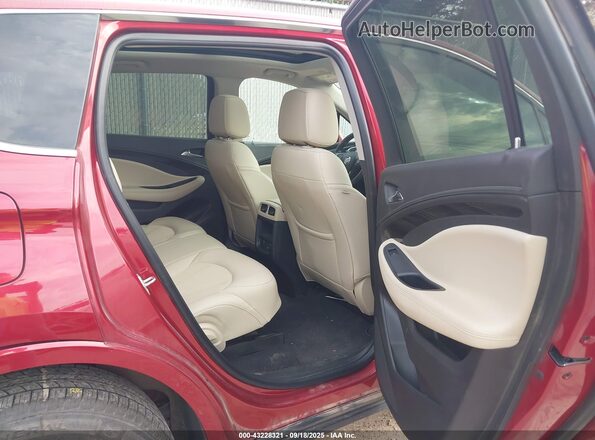 LRBFX1SA2LD125756 2020 BUICK ENVISION Maroon Widok naklejki z numerem VIN