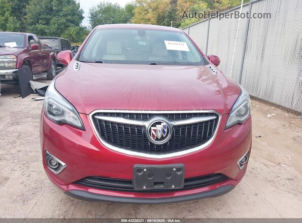 LRBFX1SA2LD125756 2020 BUICK ENVISION Maroon Widok wnętrza z tyłu