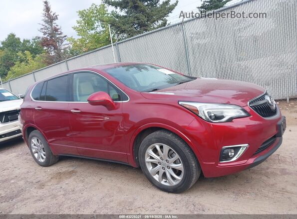 LRBFX1SA2LD125756 2020 BUICK ENVISION Maroon Widok wnętrza 360 stopni