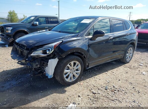 LRBFX1SAXLD178155 2020 BUICK ENVISION Black Vista tres cuartos delantera izquierda