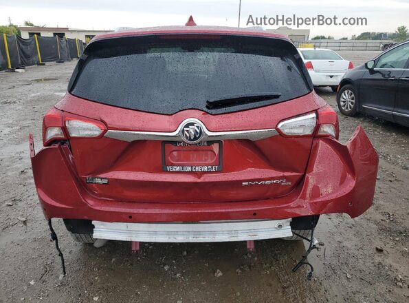 LRBFX2SA9LD088212 2020 BUICK ENVISION Red Rear view