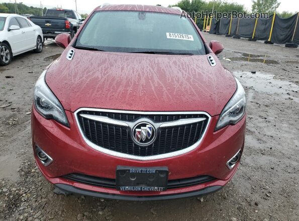 LRBFX2SA9LD088212 2020 BUICK ENVISION Red Front view