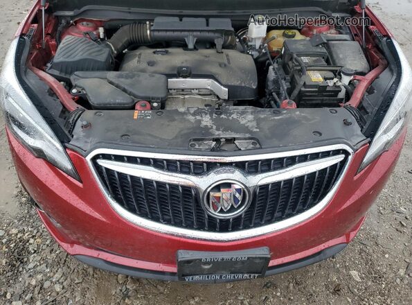 LRBFX2SA9LD088212 2020 BUICK ENVISION Red Engine compartment view