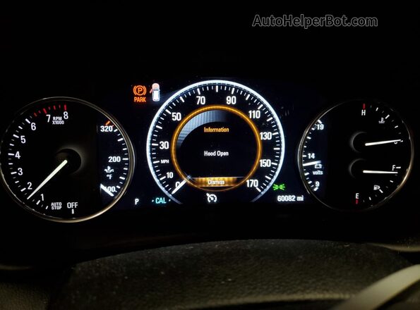 LRBFX3SX4LD208265 2020 BUICK ENVISION Blue Widok zestawu wskaźników