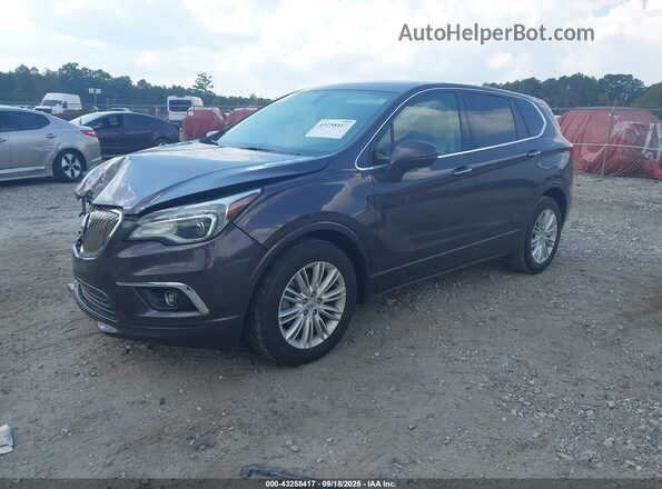 LRBFXBSAXJD053109 2018 BUICK ENVISION Коричневый Передняя левая четверть