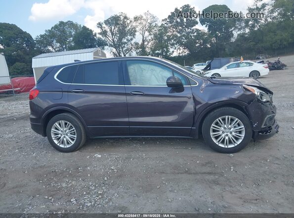 LRBFXBSAXJD053109 2018 BUICK ENVISION Коричневый Вид задней части салона