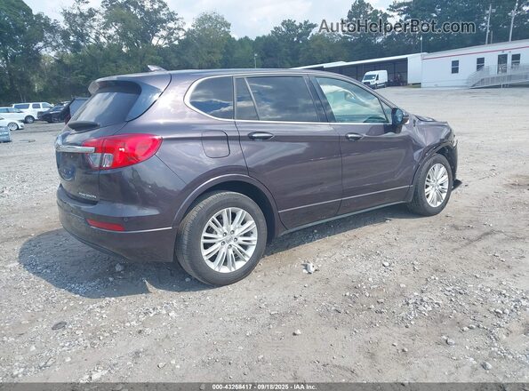 LRBFXBSAXJD053109 2018 BUICK ENVISION Коричневый Задняя правая четверть