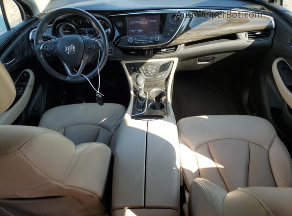 LRBFXCSA0KD042823 2019 BUICK ENVISION White Вид панелі приладів