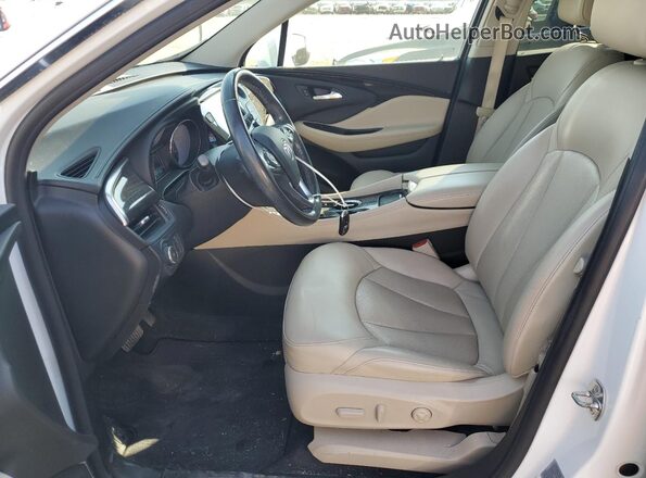 LRBFXCSA0KD042823 2019 BUICK ENVISION White Вид салону спереду