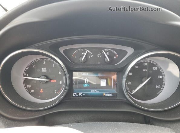 LRBFXCSA5LD150291 2020 BUICK ENVISION White Widok zestawu wskaźników