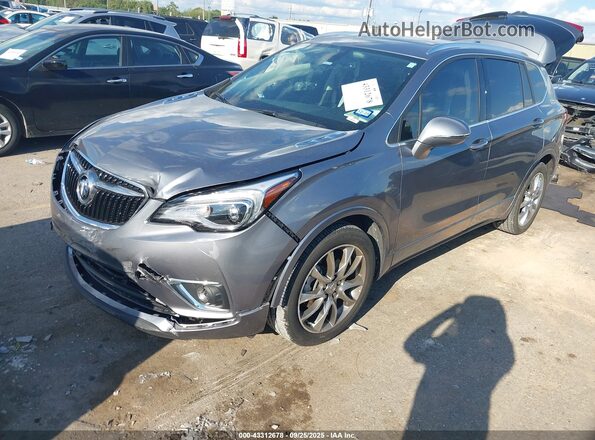 LRBFXCSA6LD232515 2020 BUICK ENVISION Gray Front left