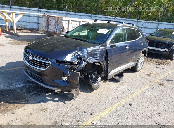 LRBFZMR41MD089099 2021 BUICK ENVISION Dark Blue Передняя левая четверть