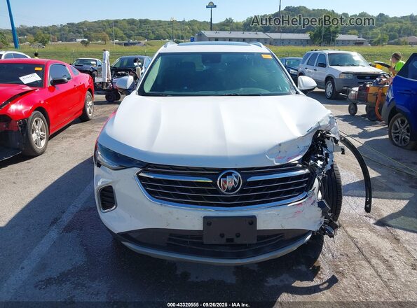 LRBFZNR46MD075298 2021 BUICK ENVISION White Vista del cuadro de instrumentos