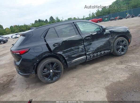 LRBFZNR49MD168073 2021 BUICK ENVISION Черный Задняя правая четверть
