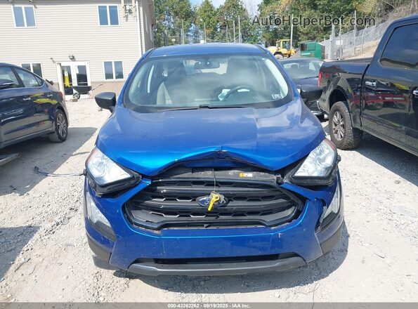 MAJ3S2FE0LC340117 2020 FORD ECOSPORT Blue Սալոնի հետևի տեսք