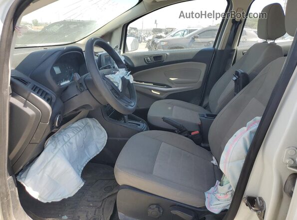 MAJ3S2FE2LC364029 2020 FORD ECOSPORT White წინა სალონის ხედი
