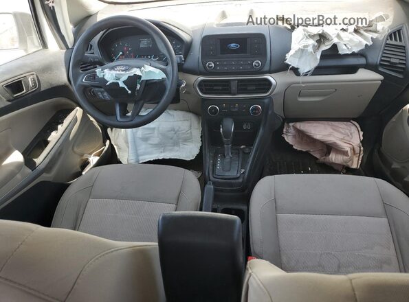 MAJ3S2FE2LC364029 2020 FORD ECOSPORT White წინა პანელის ხედი