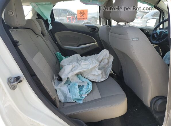 MAJ3S2FE2LC364029 2020 FORD ECOSPORT White უკანა სალონის ხედი