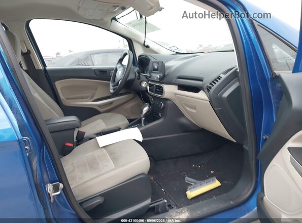 MAJ3S2FE6MC454866 2021 FORD ECOSPORT Blue Vista interior delantera