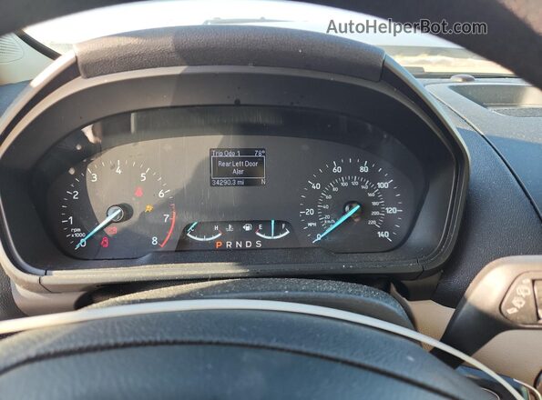 MAJ3S2FE8LC390117 2020 FORD ECOSPORT Silver Սարքավորումների վահանակի տեսք