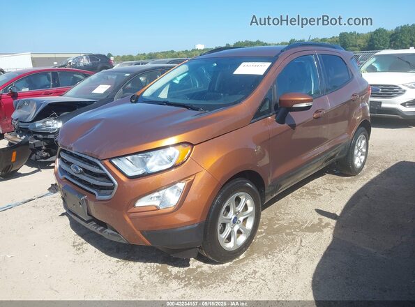 MAJ3S2GE0LC391373 2020 FORD ECOSPORT Brown Առջևի ձախ երեք քառորդ տեսարան