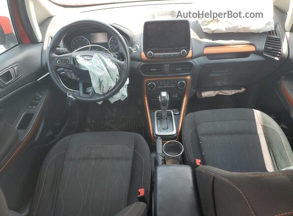 MAJ3S2GE0MC449841 2021 FORD ECOSPORT Red წინა პანელის ხედი