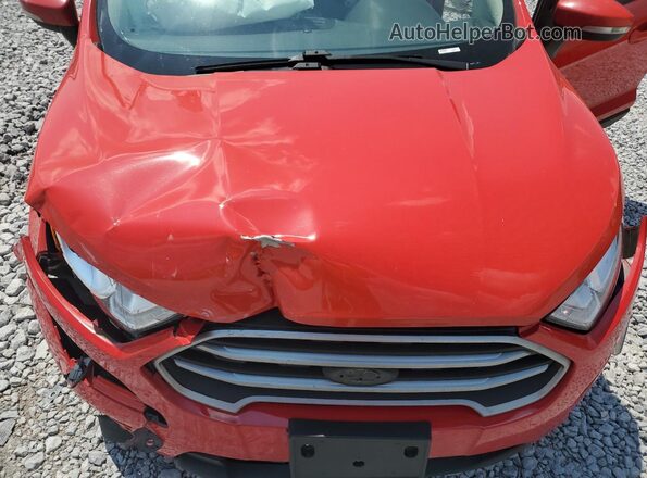 MAJ3S2GE0MC449841 2021 FORD ECOSPORT Red ძრავის განყოფილების ხედი