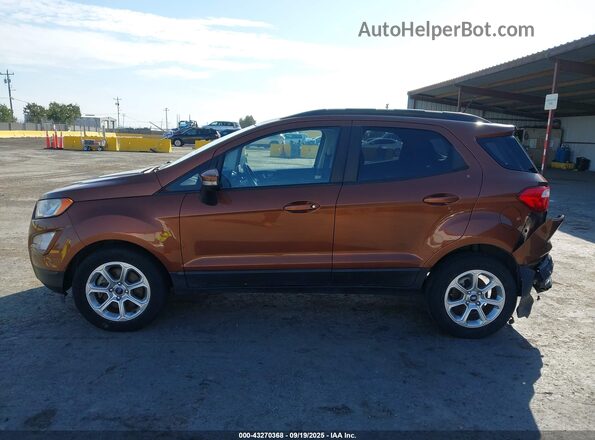 MAJ3S2GE1LC312339 2020 FORD ECOSPORT Orange 