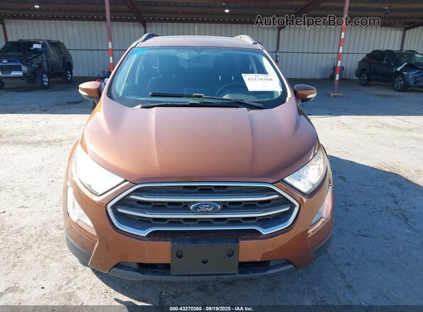 MAJ3S2GE1LC312339 2020 FORD ECOSPORT Orange Սալոնի հետևի տեսք