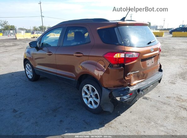 MAJ3S2GE1LC312339 2020 FORD ECOSPORT Orange Հետևի ձախ