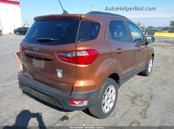 MAJ3S2GE1LC312339 2020 FORD ECOSPORT Orange Հետևի աջ