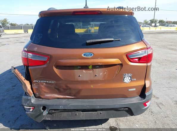 MAJ3S2GE1LC312339 2020 FORD ECOSPORT Orange 