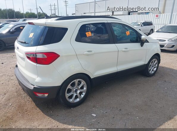 MAJ3S2GE1LC394864 2020 FORD ECOSPORT White Trasero derecho