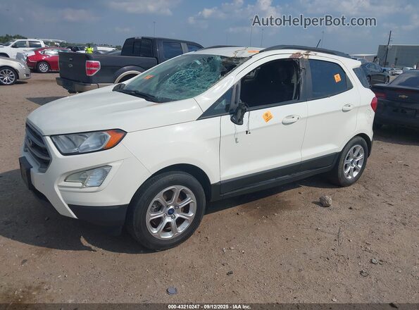 MAJ3S2GE1LC394864 2020 FORD ECOSPORT White Vista tres cuartos delantera izquierda