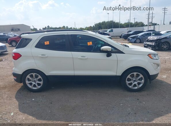 MAJ3S2GE1LC394864 2020 FORD ECOSPORT White Vista del cuadro de instrumentos