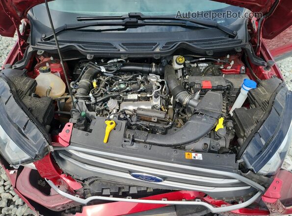 MAJ3S2GE1MC453381 2021 FORD ECOSPORT Красный Вид задней части салона