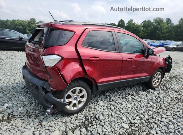 MAJ3S2GE1MC453381 2021 FORD ECOSPORT Красный Задняя правая четверть