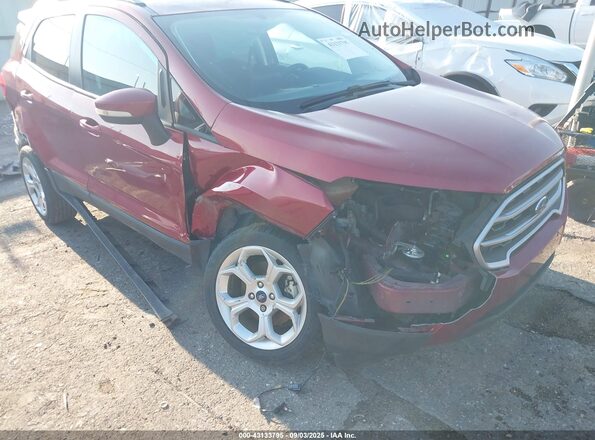 MAJ3S2GE3MC400343 2021 FORD ECOSPORT Red წინა ხედი