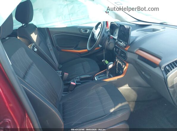 MAJ3S2GE3MC400343 2021 FORD ECOSPORT Red წინა სალონის ხედი