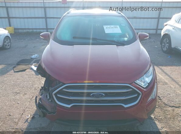 MAJ3S2GE3MC400343 2021 FORD ECOSPORT Red ხელსაწყოთა პანელის ხედი