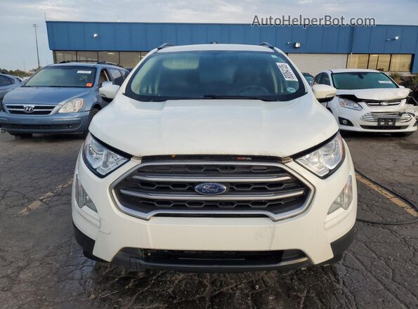 MAJ3S2GE5KC278341 2019 FORD ECOSPORT White წინა ხედი
